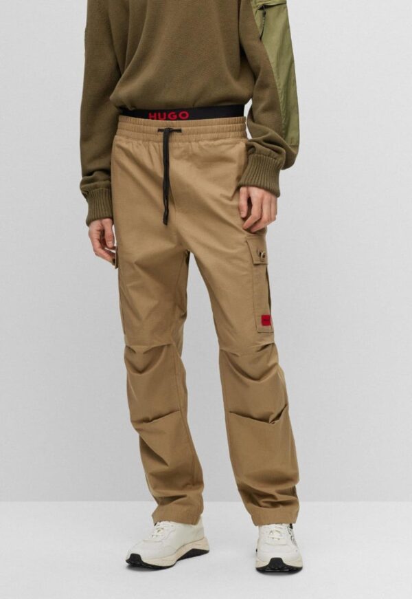 Regular-fit cargo trousers in ripstop cotton - Image 6