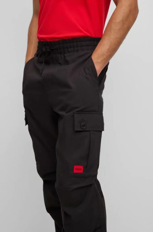 Regular-fit cargo trousers in ripstop cotton - Image 5