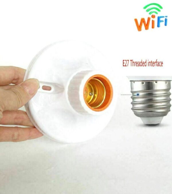HD WIFI Light Bulb Holder Base Security Camera - Image 2