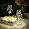 Acrylic Diamond Crystal Table Lamp - Image 2